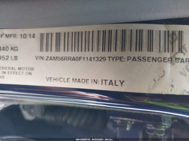 ZAM56RRA0F1141329 Maserati Quattroporte S Q4