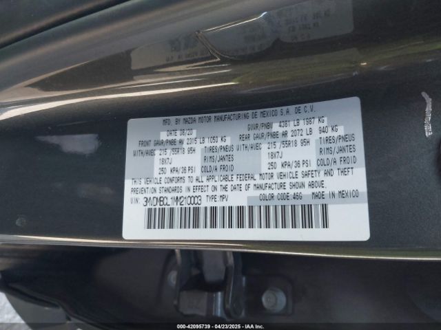 3MVDMBCL1MM210003 Mazda Cx-30 Preferred