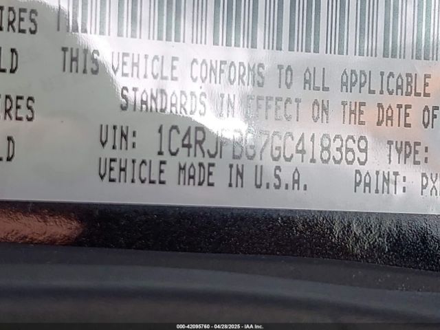 2016 JEEP GRAND CHEROKEE 1C4RJFBG7GC418369 Photo 8