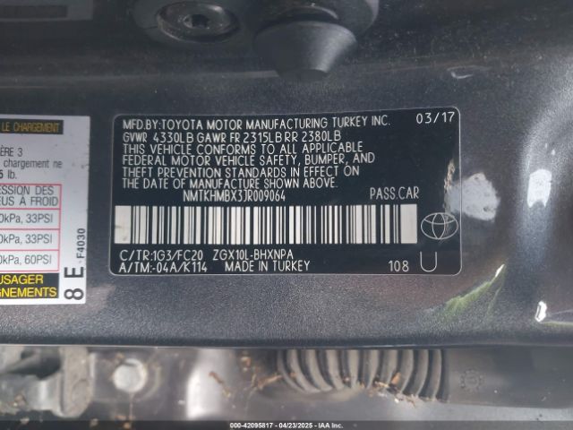 NMTKHMBX3JR009064 Toyota C-hr Xle Premium