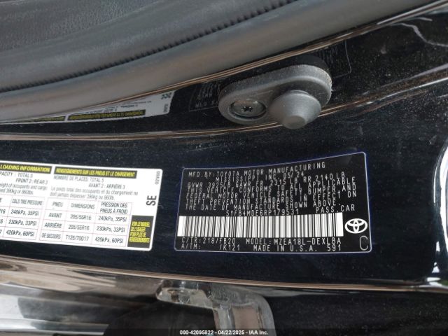 5YFB4MDE6RP179531 Toyota COROLLA LE