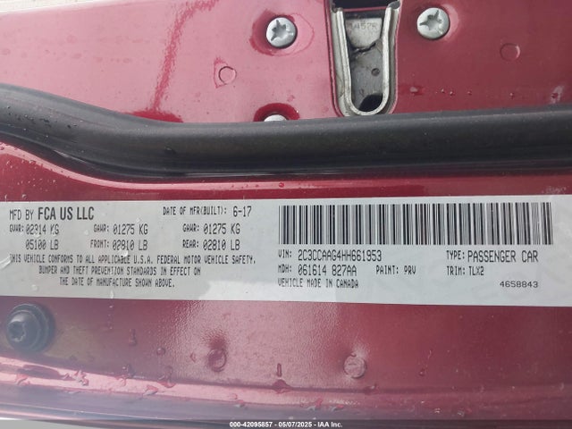Chrysler 300 2017 2C3CCAAG4HH661953 Image 9