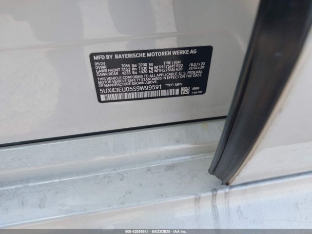 2025 BMW X5 PHEV 5UX43EU05S9W99591 Photo 8