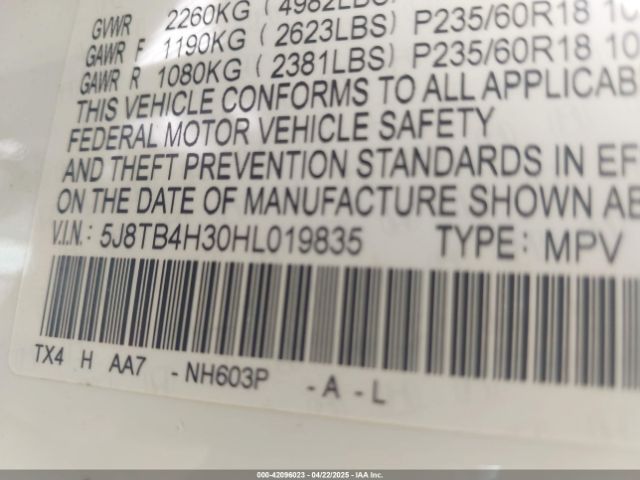 2017 ACURA RDX 5J8TB4H30HL019835 Photo 8