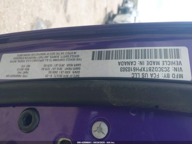 2023 DODGE CHALLENGER 2C3CDZBTXPH610303 Photo 8