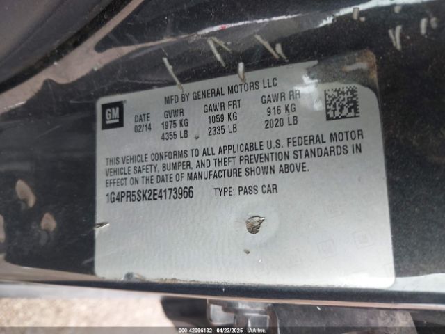 1G4PR5SK2E4173966 Buick Verano Convenience Group