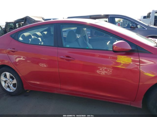KMHDH4AE3EU215699 Hyundai ELANTRA SE