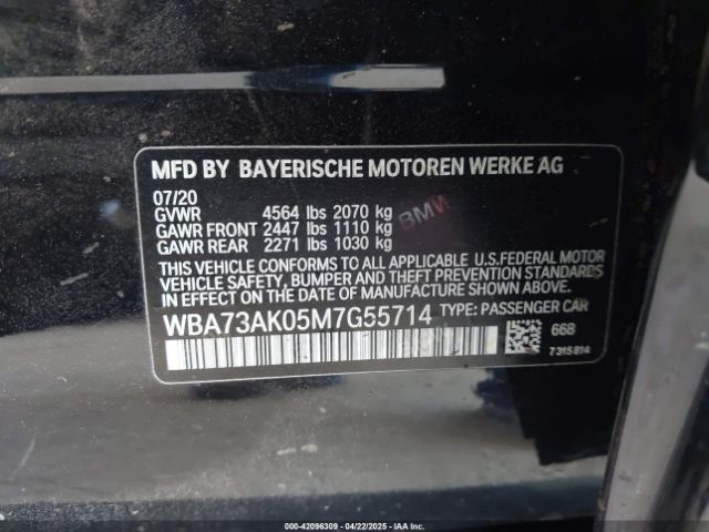 WBA73AK05M7G55714 BMW 228i Gran Coupe Xdrive