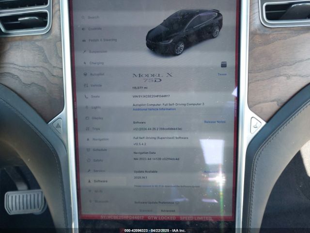 5YJXCBE25HF044617 Tesla Model X 100d/75d/90d