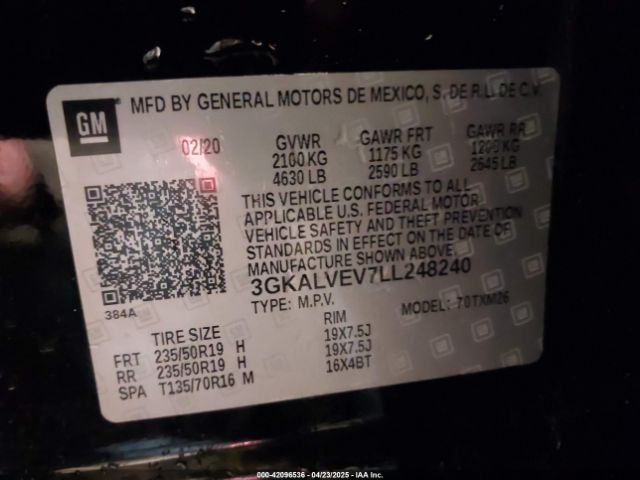 2020 GMC TERRAIN 3GKALVEV7LL248240 Photo 8