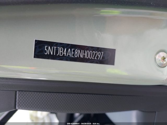 5NTJB4AE8NH002297 Hyundai Santa Cruz Sel