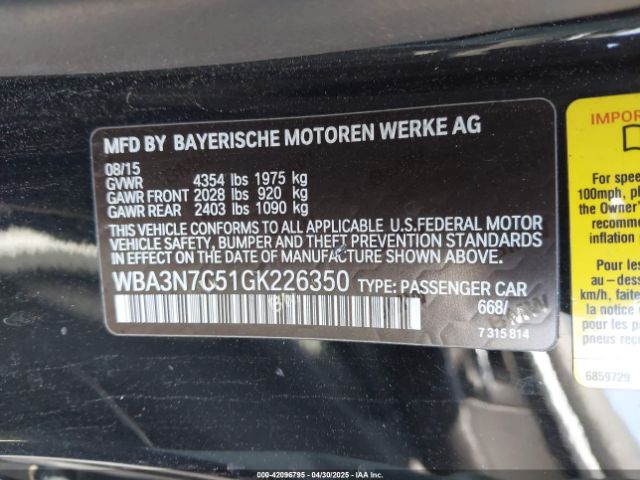2016 BMW 428I WBA3N7C51GK226350 Photo 8
