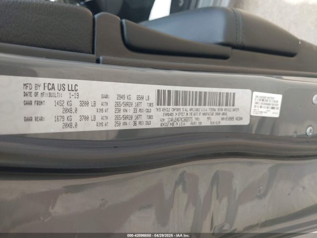 2019 JEEP GRAND CHEROKEE 1C4RJEAG7KC662575 Photo 8