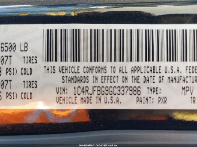 2016 JEEP GRAND CHEROKEE 1C4RJFBG9GC337986 Photo 8