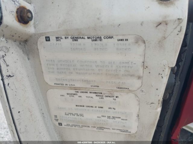 1985 CHEVROLET CORVETTE 1G1YY0785F5139682 Photo 8