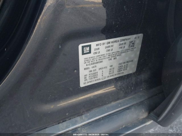 KL4CJASBXGB693084 Buick Encore