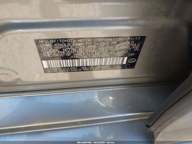 JTHBZ1BL1JA013295 Lexus 2gr-fks