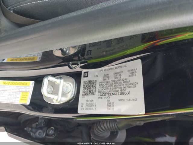 1GCGTCEN6L1189568 Chevrolet Colorado 4wd  Short Box Lt