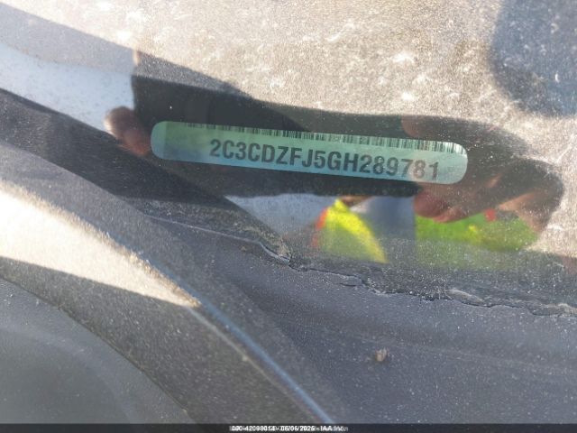 2C3CDZFJ5GH289781 Dodge Challenger R/t Scat Pack