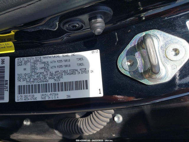 5TFEM5F1XGX096468 Toyota Tundra Sr5 4.6l V8
