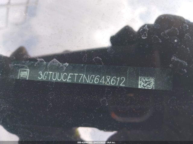 2022 GMC SIERRA 1500 3GTUUCET7NG648612 Photo 8