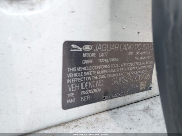 2018 JAGUAR XF SAJBS4FX7JCY54936 Photo 8
