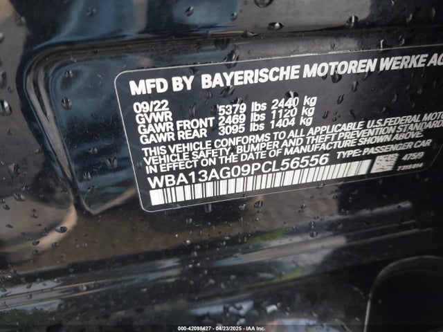 WBA13AG09PCL56556 BMW 530e