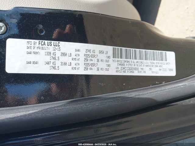 2C4RC1CG6GR248203 Chrysler Town & Country Touring-l