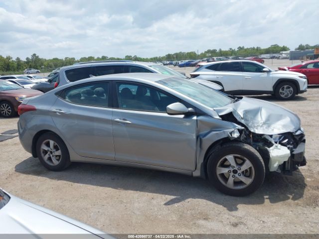 KMHDH4AE6FU456853 Hyundai ELANTRA SE