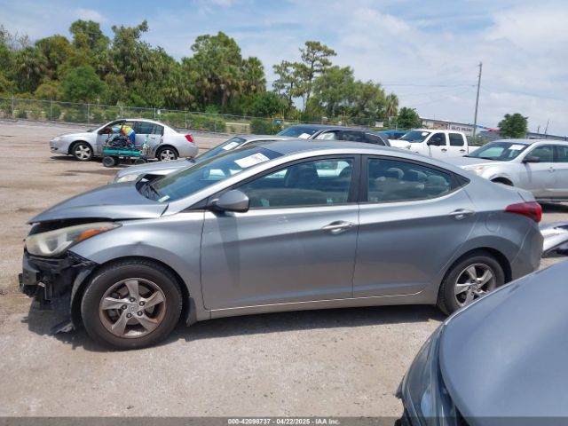KMHDH4AE6FU456853 Hyundai ELANTRA SE