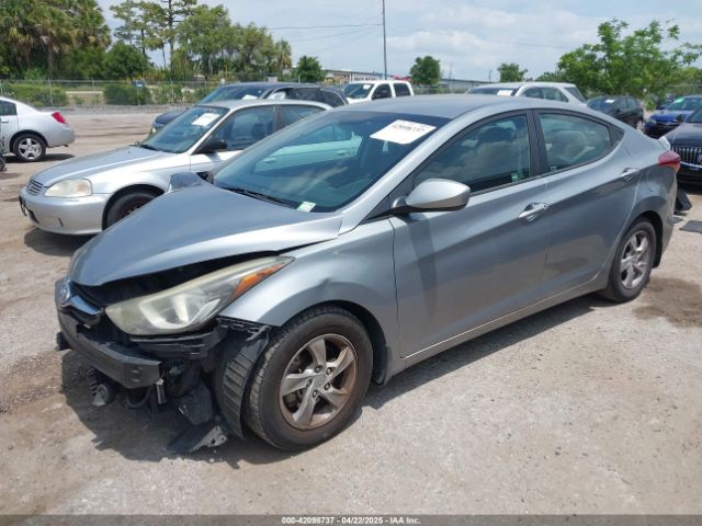 KMHDH4AE6FU456853 Hyundai ELANTRA SE