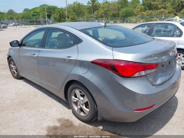 KMHDH4AE6FU456853 Hyundai ELANTRA SE