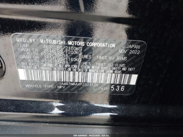 2023 MITSUBISHI ECLIPSE CROSS JA4ATWAA4PZ023125 Photo 8