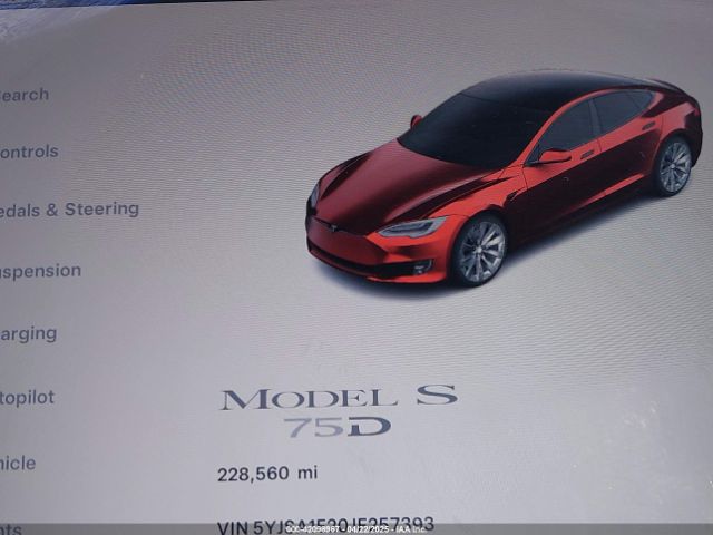 5YJSA1E20JF257393 Tesla MODEL S
