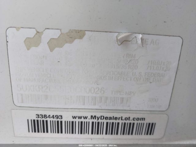 5UXKR2C55E0C00026 BMW X5 Sdrive35i