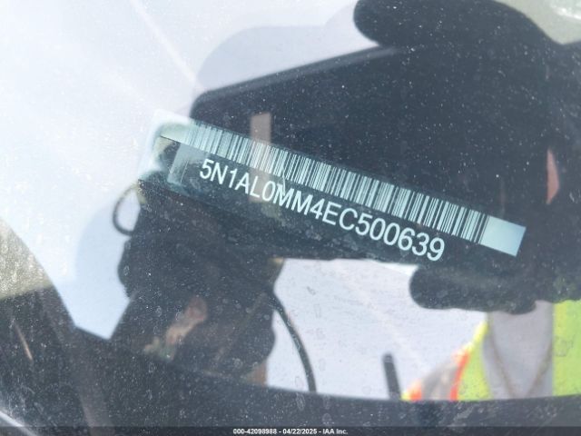 5N1AL0MM4EC500639 Infiniti QX60