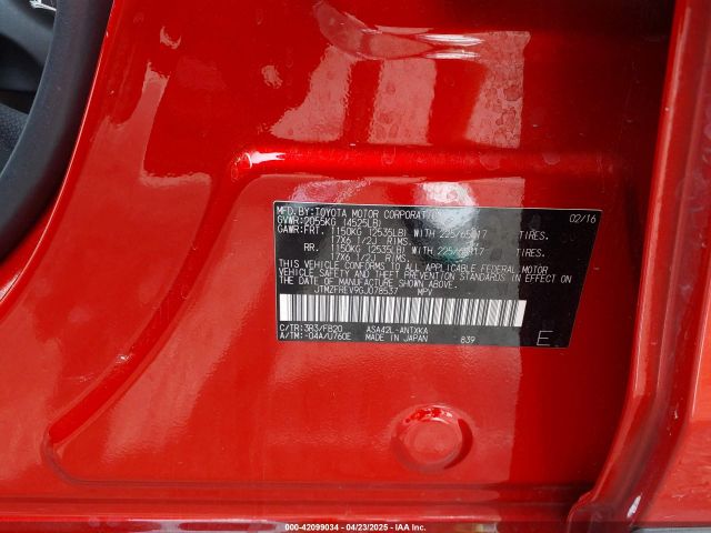 JTMZFREV9GJ078537 Toyota RAV4 LE