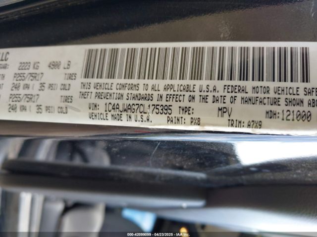 2012 JEEP WRANGLER 1C4AJWAG7CL175395 Photo 8