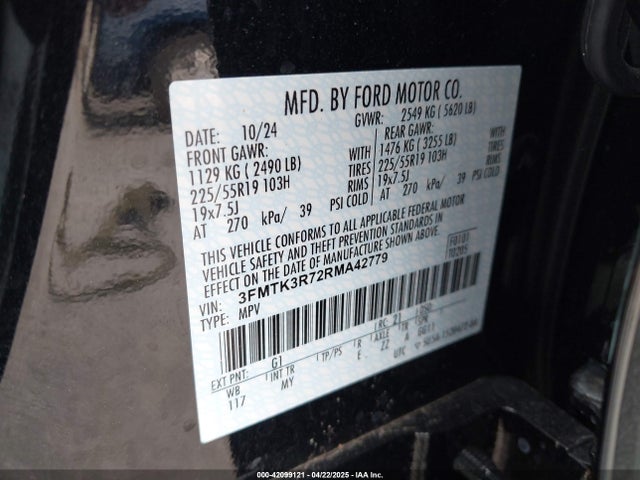 Ford Mustang Mach-e Premium 2024 3FMTK3R72RMA42779 Image 9