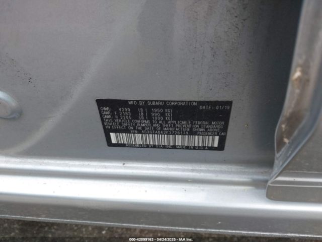 4S3GTAB62K3726179 Subaru Impreza 2.0i