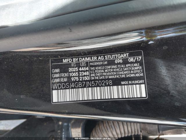2018 MERCEDES-BENZ CLA 250 WDDSJ4GB7JN570298 Photo 8