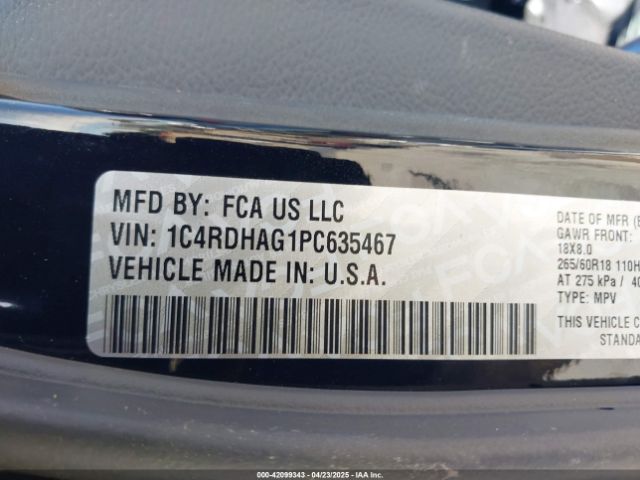 2023 DODGE DURANGO 1C4RDHAG1PC635467 Photo 8