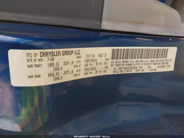 2009 CHRYSLER PT CRUISER 3A8FY58939T607540 Photo 8