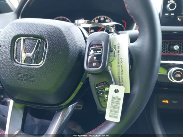 2HGFE1E52NH474042 Honda CIVIC SI SEDAN