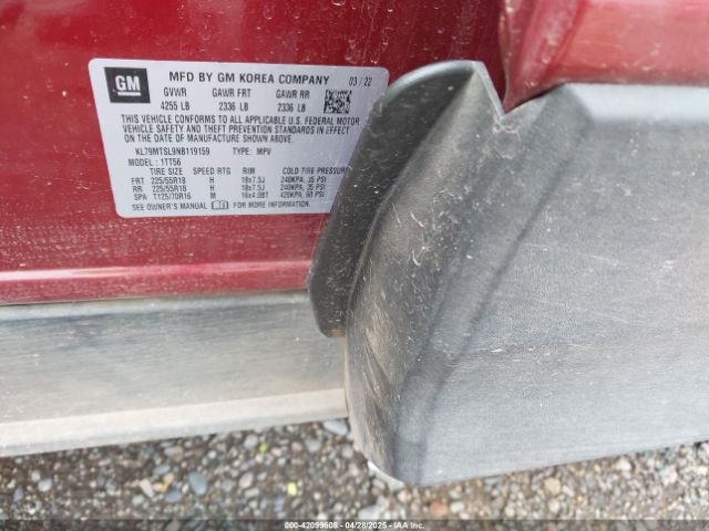 KL79MTSL9NB119159 Chevrolet l3t - l3, sidi, vvt, alum