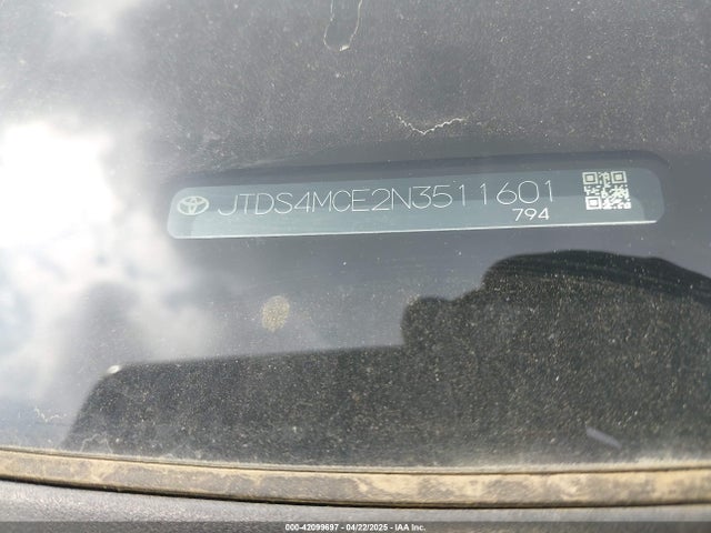 Toyota COROLLA SE 2022 JTDS4MCE2N3511601 Image 9