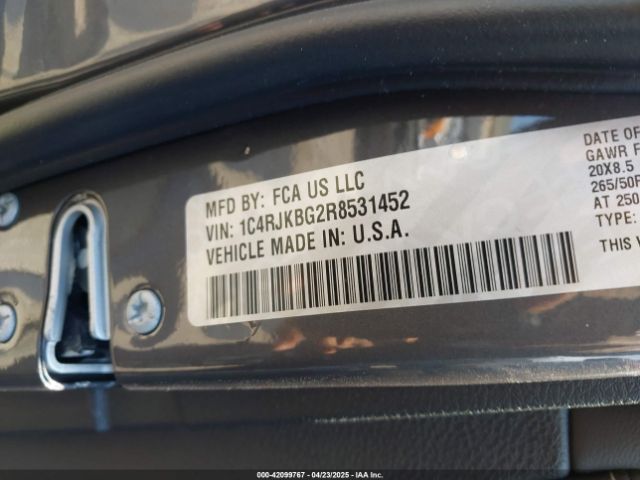 2024 JEEP GRAND CHEROKEE L 1C4RJKBG2R8531452 Photo 8