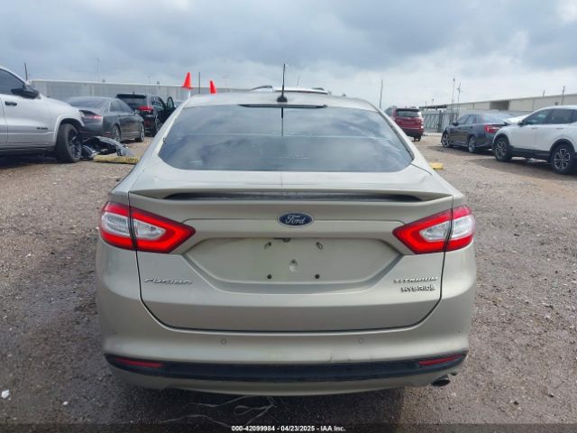 3FA6P0RU0GR122515 Ford Fusion Hybrid Titanium
