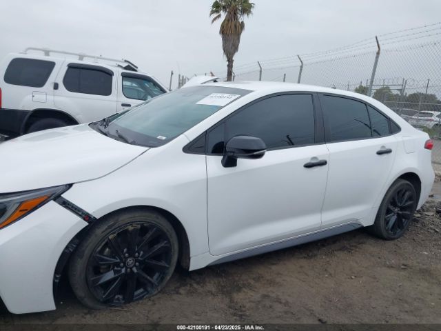 5YFS4MCE8MP077285 Toyota Corolla Se Nightshade Edition