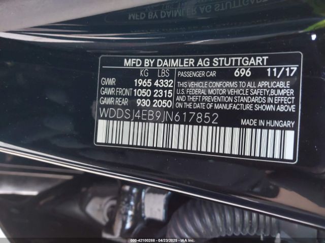 2018 MERCEDES-BENZ CLA 250 WDDSJ4EB9JN617852 Photo 8
